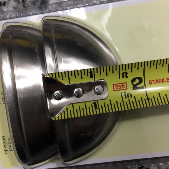 🍓 4 Satin Nickel Drawer Pulls Cabinet Handles - Picture 4 of 4